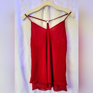 3For$15 Womens Red Sleveless Top Size L